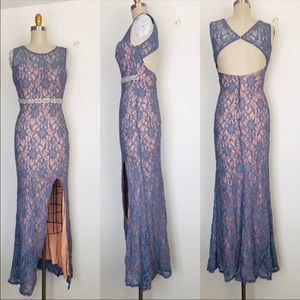 Jodi Kristopher 7 evening gown maxi size 7